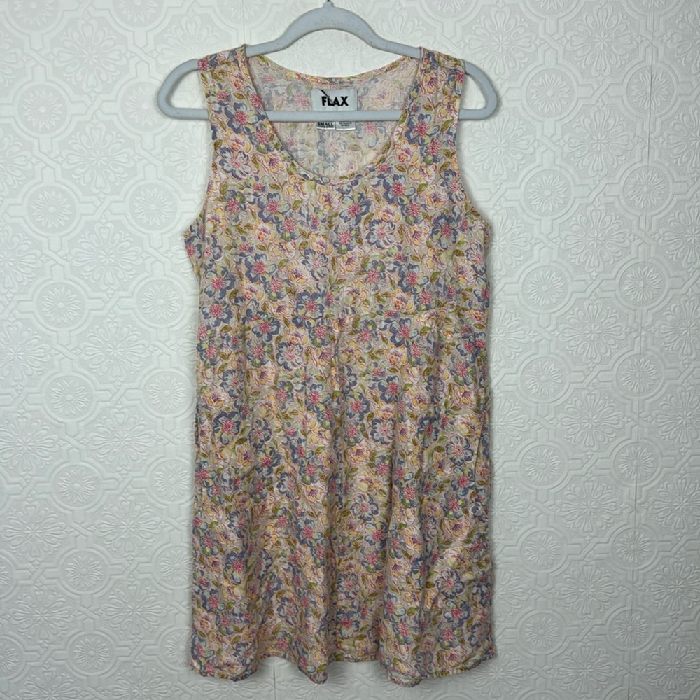 Flax Women's Floral Dress - Daffodil?